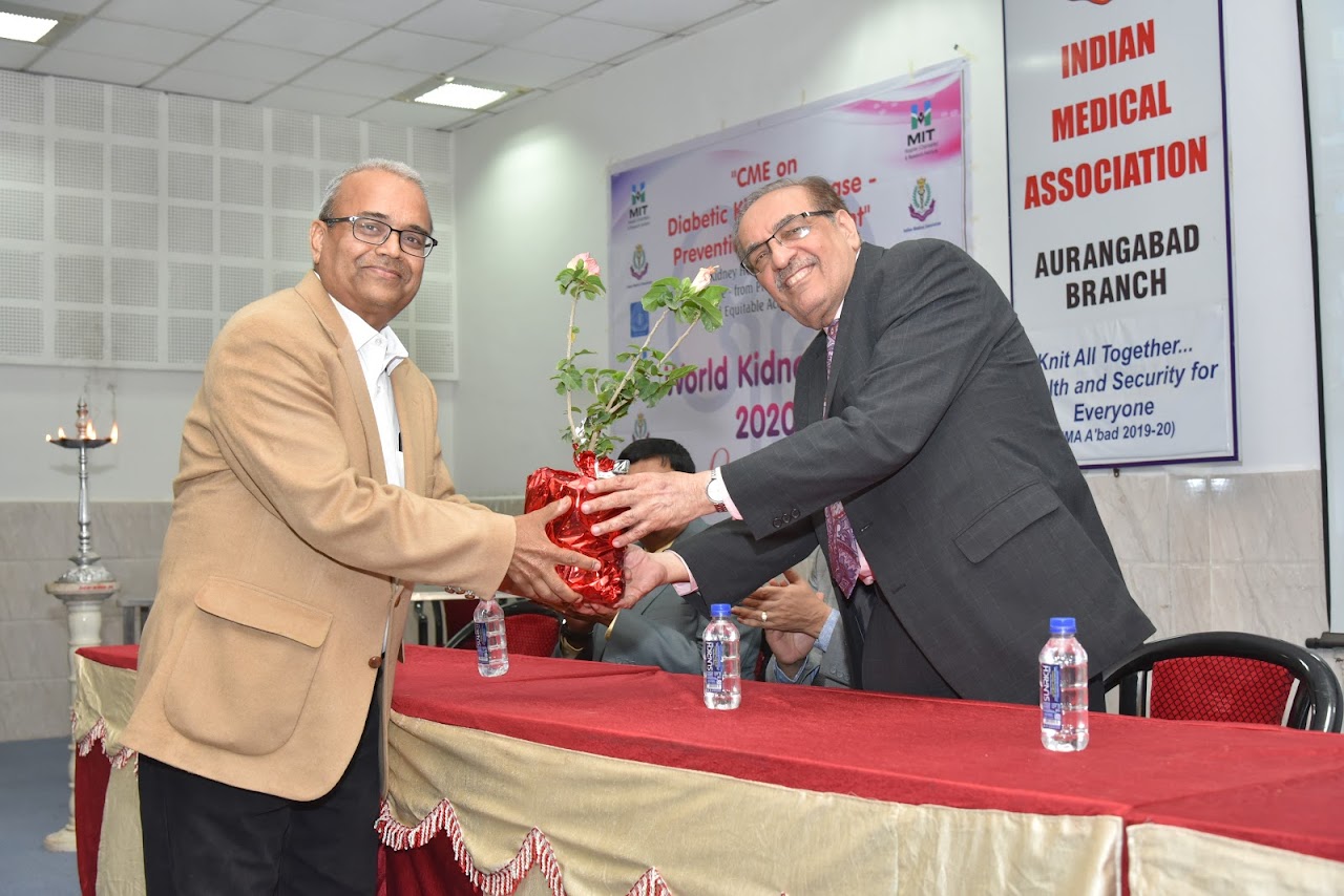 CME on Diabetic Kidney Disease - Prevention &amp; Treatment with Association IMA Aurangabad (7 March 2020)